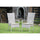 Wicker Patio Chair Natural Linen, OSLC103A - East West Furniture