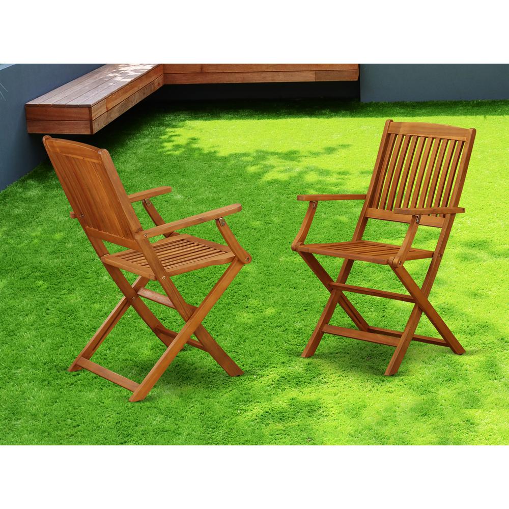 Wooden Patio Chair Natural Oil, BCMCANA - East West Furniture