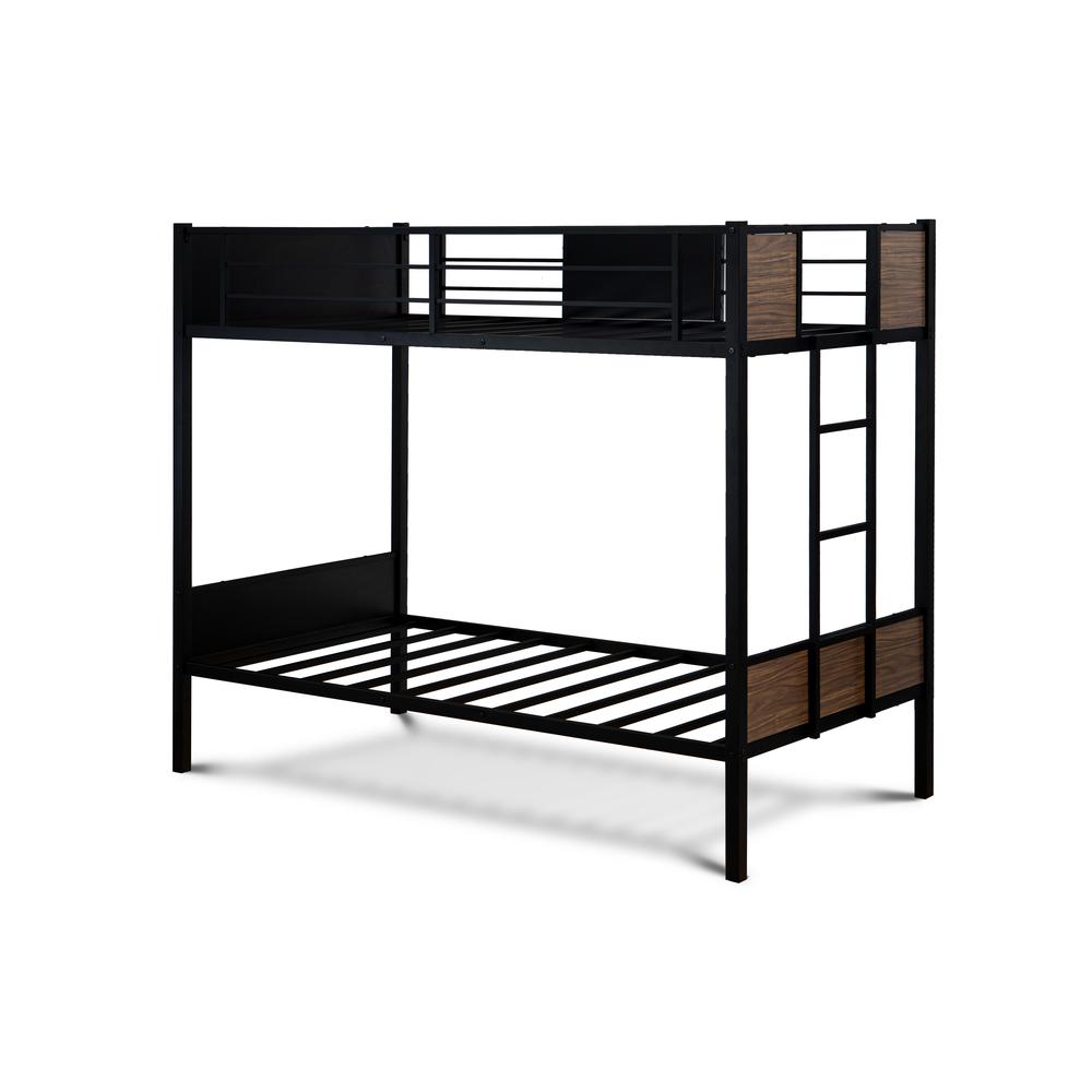 LYT0BLK Lynfield  Twin Bunk Bed - East West Furniture
