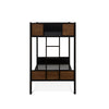 LYT0BLK Lynfield  Twin Bunk Bed - East West Furniture