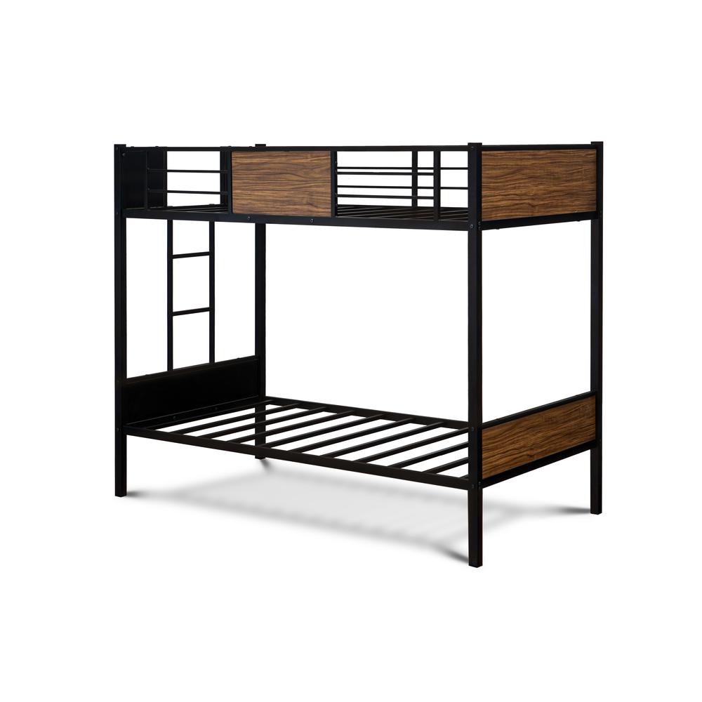 LYT0BLK Lynfield  Twin Bunk Bed - East West Furniture