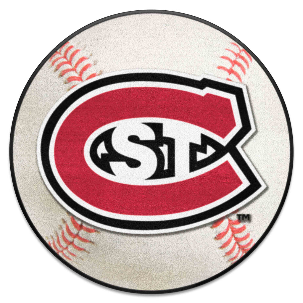 Fanmats - St. Cloud State University Baseball Mat 27'' diameter