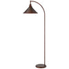 60W Downbridge Adjustable Metal Floor Lamp With Mica Shade - Cal Lighting
