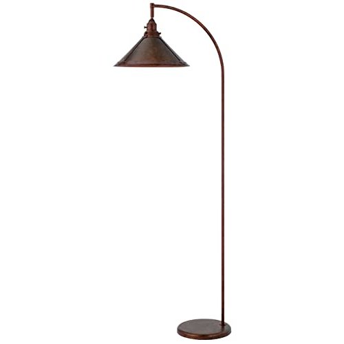 60W Downbridge Adjustable Metal Floor Lamp With Mica Shade - Cal Lighting