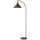 60W Downbridge Adjustable Metal Floor Lamp With Mica Shade - Cal Lighting