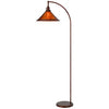 60W Downbridge Adjustable Metal Floor Lamp With Mica Shade - Cal Lighting