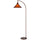 60W Downbridge Adjustable Metal Floor Lamp With Mica Shade - Cal Lighting