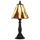40W Metal/Resin Tiffany Accent Lamp With Inline Switch - Cal Lighting