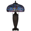60W X 2 Metal/Resin Tiffany Table Lamp With Pull Chain Switches - Cal Lighting