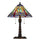60W X 2 Metal/Resin Tiffany Table Lamp With Pull Chain Switches - Cal Lighting