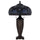 60W X 2 Metal/Resin Tiffany Table Lamp With Pull Chain Switches - Cal Lighting