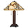 60W X 2 Metal/Resin Tiffany Table Lamp With Pull Chain Switches - Cal Lighting