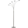 Malibu Intergrated Led 8W X 5 Metal Arc Floor Lamp - Cal Lighting