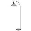 60W Downbridge Adjustable Metal Floor Lamp With Mica Shade - Cal Lighting