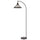 60W Downbridge Adjustable Metal Floor Lamp With Mica Shade - Cal Lighting