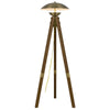 Lakeland 18W Intergrated Led Tripod Birch Wood Floor Lamp - Cal Lighting