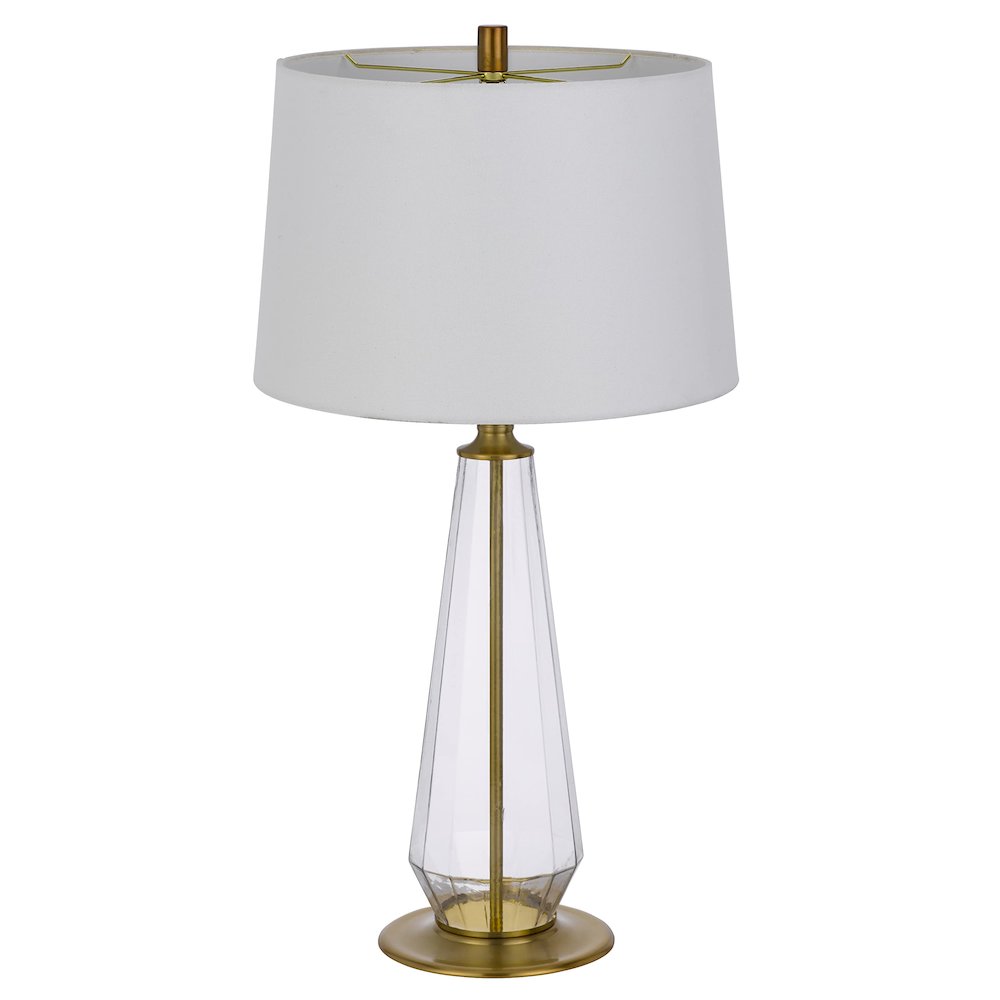 150W 3 Way Southington Glass Table Lamp - Cal Lighting