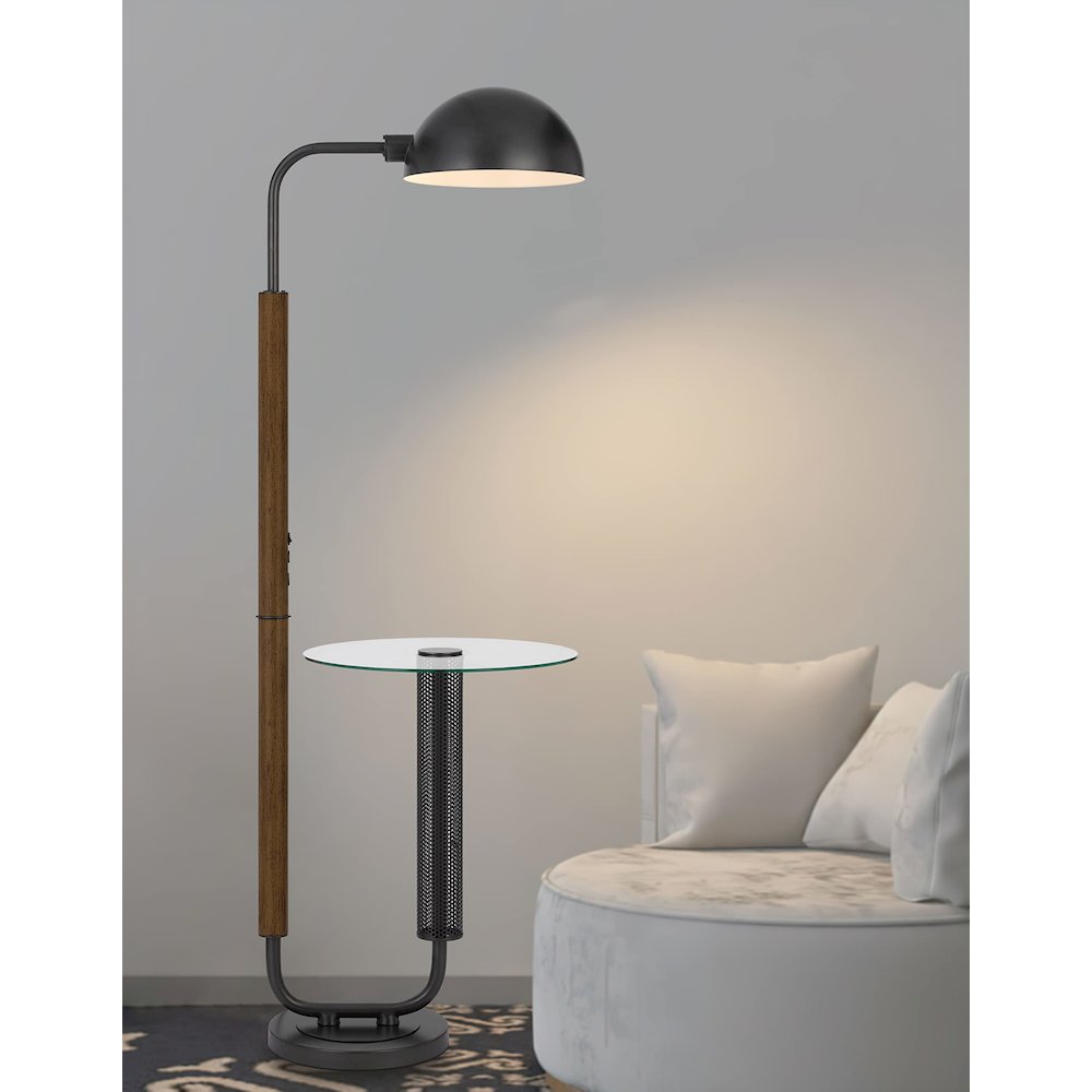 100W Keyser Metal Floor Lamp - Cal Lighting