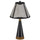 150W 3 Way Clemente Metal/Birch Wood Mica Table Lamp - Cal Lighting