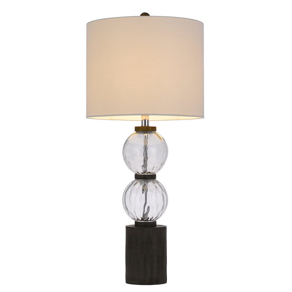 150W 3 Way Mystic Glass/Resin Table Lamp - Cal Lighting