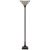 150W 3 Way Metal/Resin Tiffany Torchiere - Cal Lighting