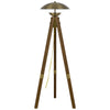 Lakeland 18W Intergrated Led Tripod Birch Wood Floor Lamp - Cal Lighting