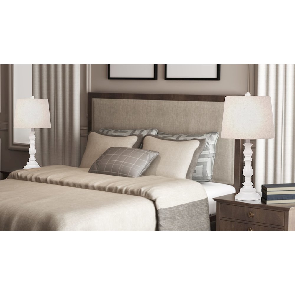 60W Chester Resin Table Lamp - Cal Lighting