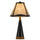 150W 3 Way Clemente Metal/Birch Wood Mica Table Lamp - Cal Lighting