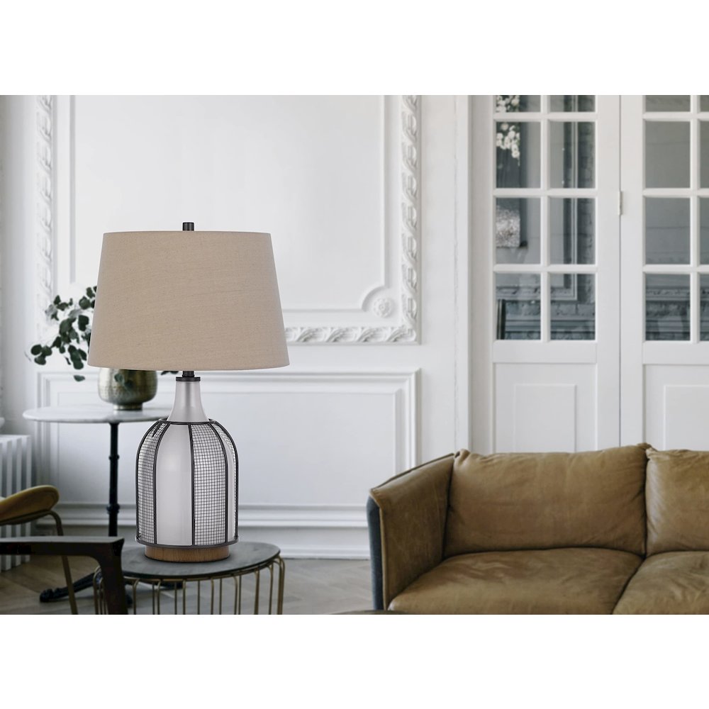 100W Morgan Glass Table Lamp - Cal Lighting