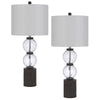 150W 3 Way Mystic Glass/Resin Table Lamp - Cal Lighting