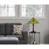 60W X 2 Metal/Resin Tiffany Table Lamp With Pull Chain Switches - Cal Lighting
