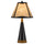 150W 3 Way Clemente Metal/Birch Wood Mica Table Lamp - Cal Lighting