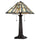 60W X 2 Metal/Resin Tiffany Table Lamp With Pull Chain Switches - Cal Lighting