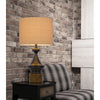 150W 3 Way Sterling Metal/Table Lamp - Cal Lighting
