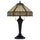 60W X 2 Metal/Resin Tiffany Table Lamp With Pull Chain Switches - Cal Lighting