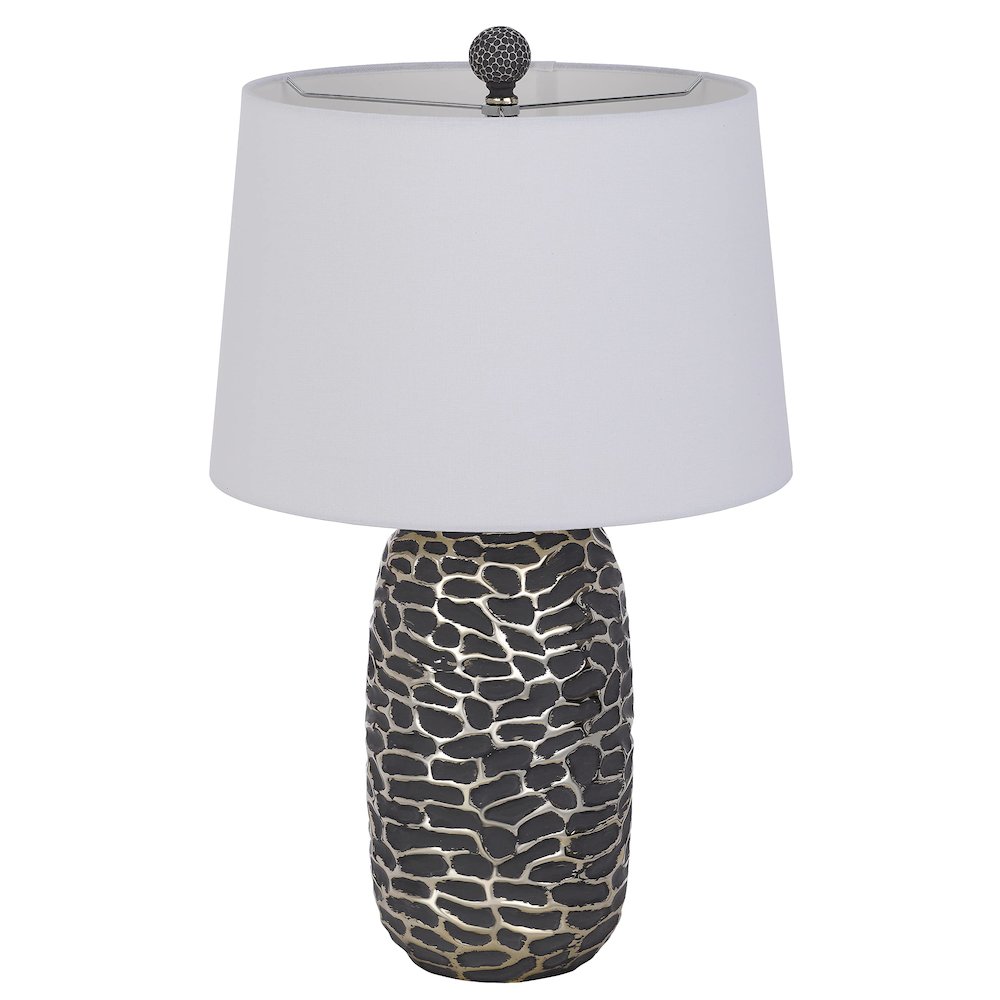 150W 3 Way Menlo Resin Table Lamp - Cal Lighting