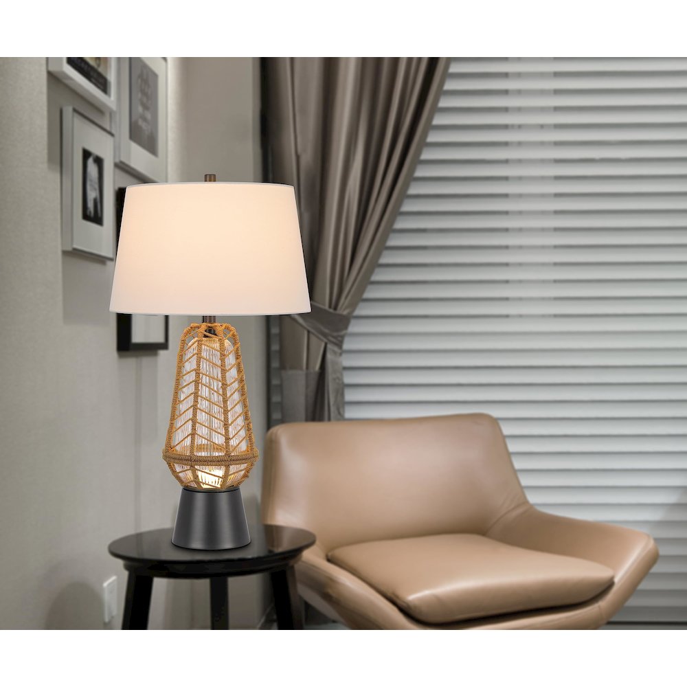 Hanko 100W 3 Way Table Lamp - Cal Lighting