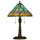 60W X 2 Metal/Resin Tiffany Table Lamp With Pull Chain Switches - Cal Lighting