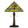 60W X 2 Metal/Resin Tiffany Table Lamp With Pull Chain Switches - Cal Lighting