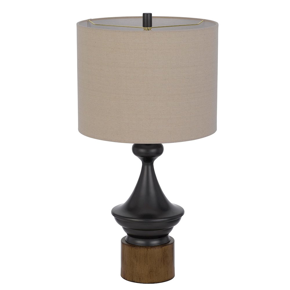 150W 3 Way Sterling Metal/Table Lamp - Cal Lighting
