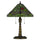 60W X 2 Metal/Resin Tiffany Table Lamp With Pull Chain Switches - Cal Lighting