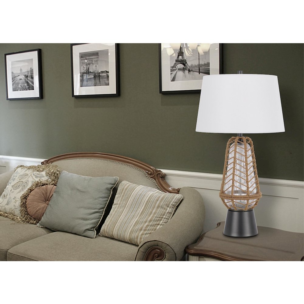 Hanko 100W 3 Way Table Lamp - Cal Lighting