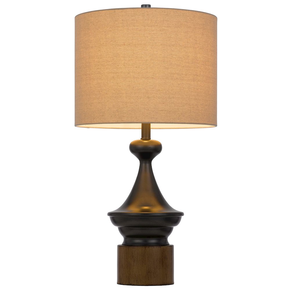 150W 3 Way Sterling Metal/Table Lamp - Cal Lighting