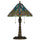 60W X 2 Metal/Resin Tiffany Table Lamp With Pull Chain Switches - Cal Lighting