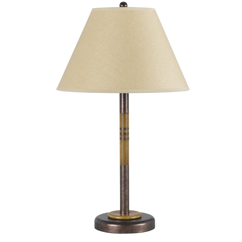 100W Soho Metal Table Lamp - Cal Lighting