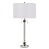 60W X 2 Montilla Metal/Acrylic Table Lamp With Fabric Shade - Cal Lighting