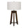 150W 3 Way Bilzen Ash Wood Tripod Table Lamp - Cal Lighting