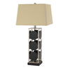 Hanson Metal Table Lamp With Square Fabric Shade - Cal Lighting