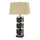 Hanson Metal Table Lamp With Square Fabric Shade - Cal Lighting