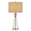 Kingsley Glass Table Lamp With Fabric Drum Shade - Cal Lighting